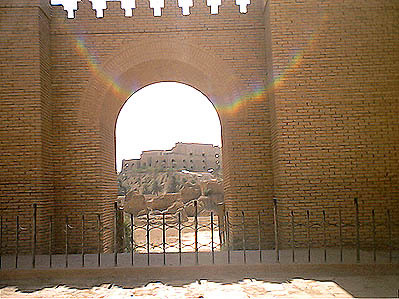 The ruins of Babylon - Photo by Daniel O`Connell Gunnery Sergeant, USMC